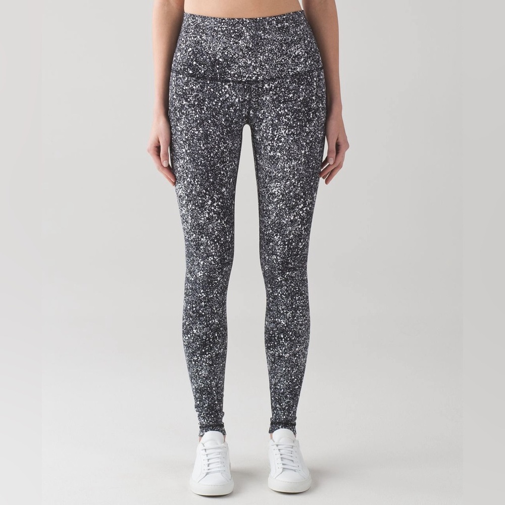 Lululemon Athletica Wonder Under Pant Patterned Leggings